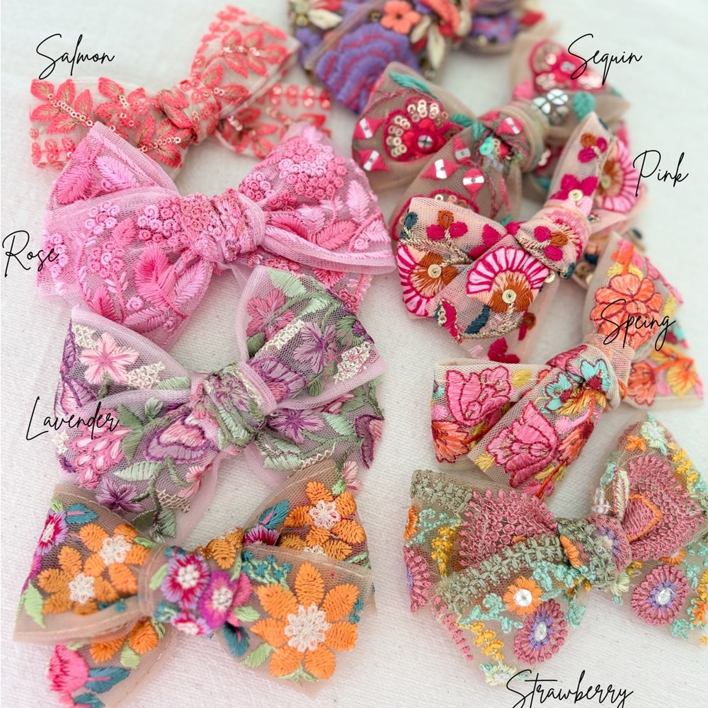 Embellished bows